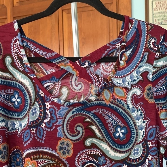 Honeyme Cross Back Dress Size Large NWOT - Picture 2 of 5